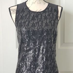 Ann Taylor Loft Sequined Top - NWOT